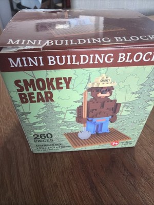 Smokey Bear Mini Building Blocks 260 Pieces Complete New National Park