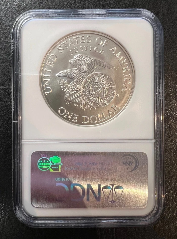 1998-S Robert Kennedy Commemorative Silver Dollar NGC MS69 - Image 2 of 2