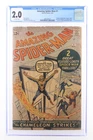 Amazing Spider-Man #1 - Marvel Comics 1963 CGC 2.0 2nd app. of Spider-Man. 1st a