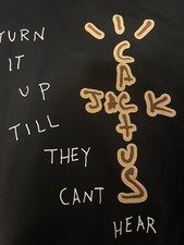 Travis Scott Highest In The Room Sun Pullover Hoodie Size Small Pre-Owned 