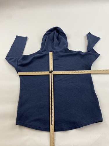 Burton Hoodie Sweatshirt Womens Large Blue Pockets - Picture 4 of 4