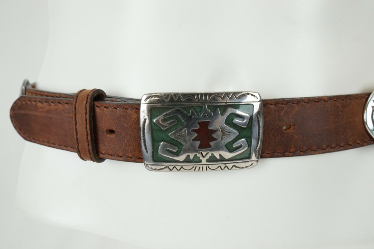 Heavy Genuine Full Grain Leather Western Style Medallions  display picture 2