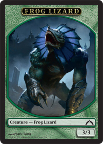 Near Mint Gatecrash Frog Lizard Token Set of 4