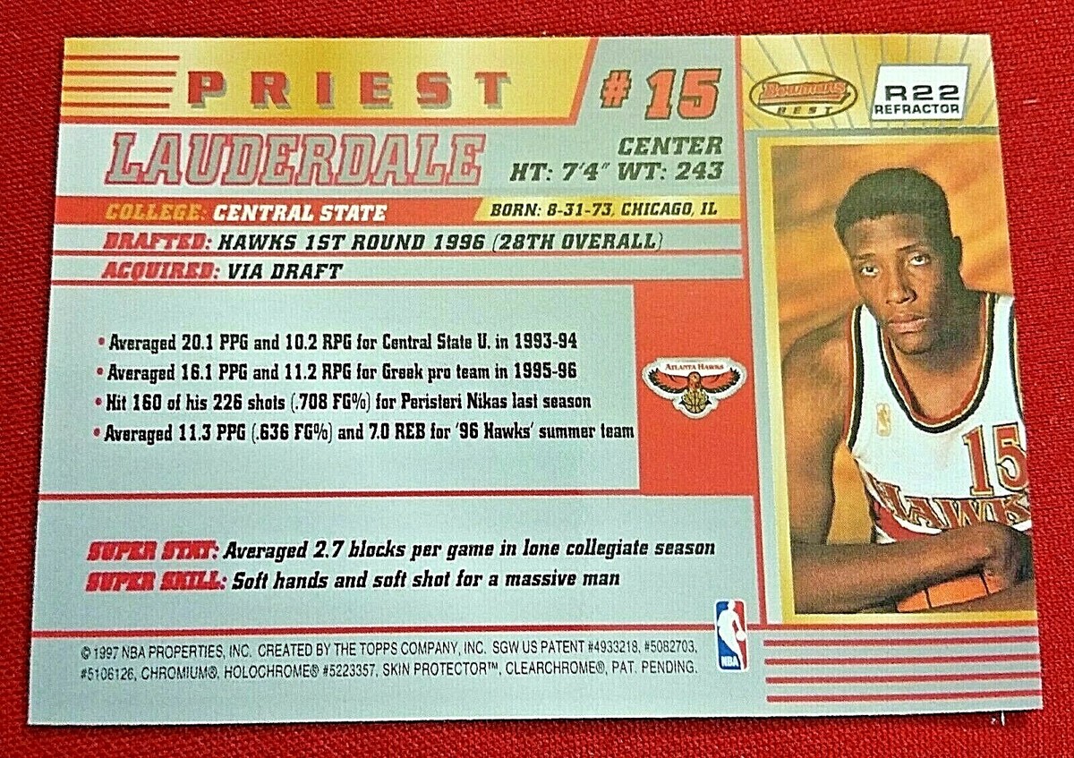 1996-97 Bowman's Best - Shots Grant Hill #BS8 Atomic Refractor for