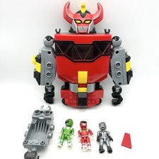 Mega Construx Mighty Morphin Megazord Incomplete & 3 Minifigures