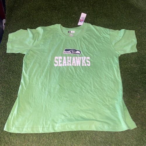 Seattle Seahawks T Shirt Nfl Team Womens Xl Green New