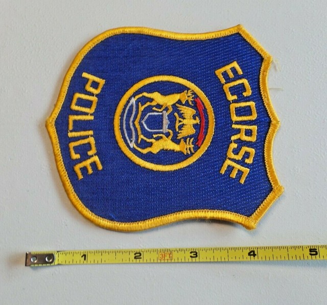 Vintage Ecorse Police Patch Michigan Embroidered Unused 6389 eBay
