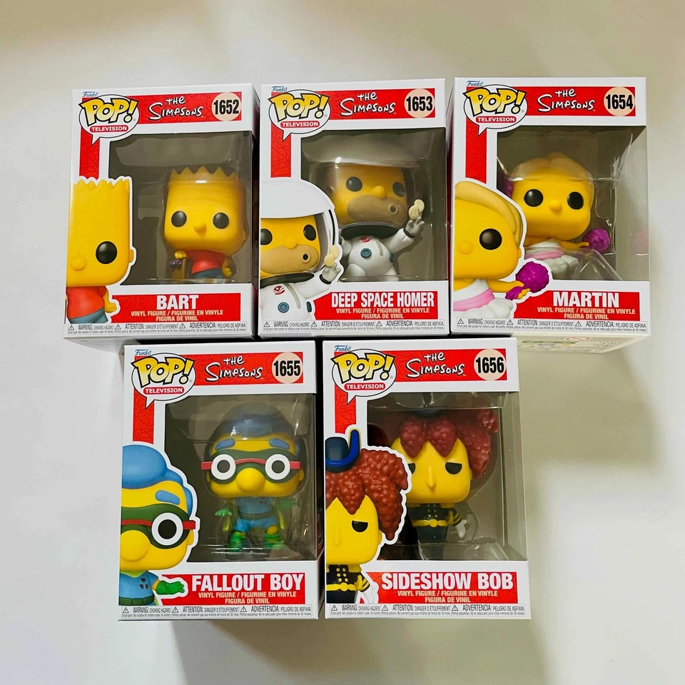 Funko POP! Juego de 5 The Simpson - Bart Deep Space Martin Fallout Sideshow Foto 2 de 4