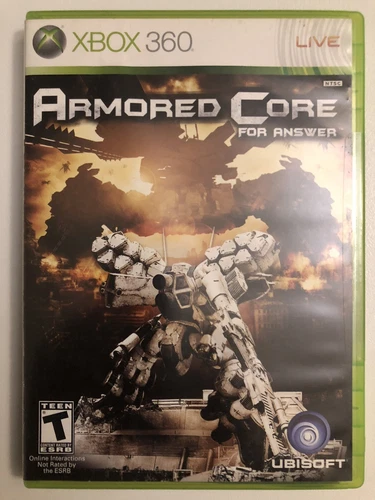 Armored Core: For Answer (Microsoft Xbox) CIB Disc Near Perfect Condition Used