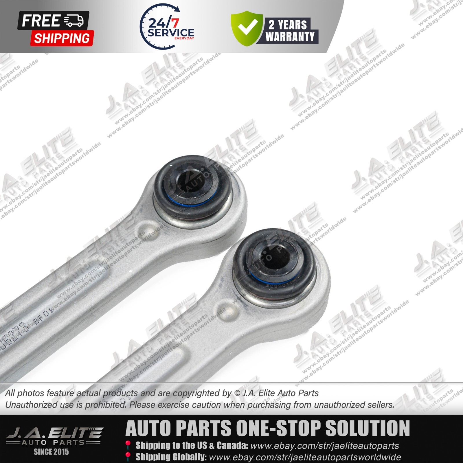 2pcs Rear Control Arm Side Rods fit Maserati Ghibli Quattroporte 2014+ 670006273