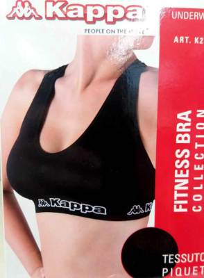 Womens Bra Kappa Sports Crisscross Microfiber Without Hooks Art. K2150