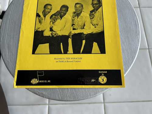 THE MIRACLES I'm The One You Need Noten P/V/G 1966 Tamla 54140 - Bild 4 von 5