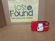 VTG 1999 Coca-Cola 35 mm Point Shoot Camera Red Polar Bear  PARTS ONLY 