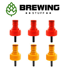 6 x KegLand Carbonation Cap KegLand PET Filler Corny Keg Ball Lock Beer Brewing