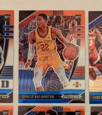 2020-21 Prizm Draft Red/White/Blue Prizm Tyrese Haliburton Iowa State Cyclones