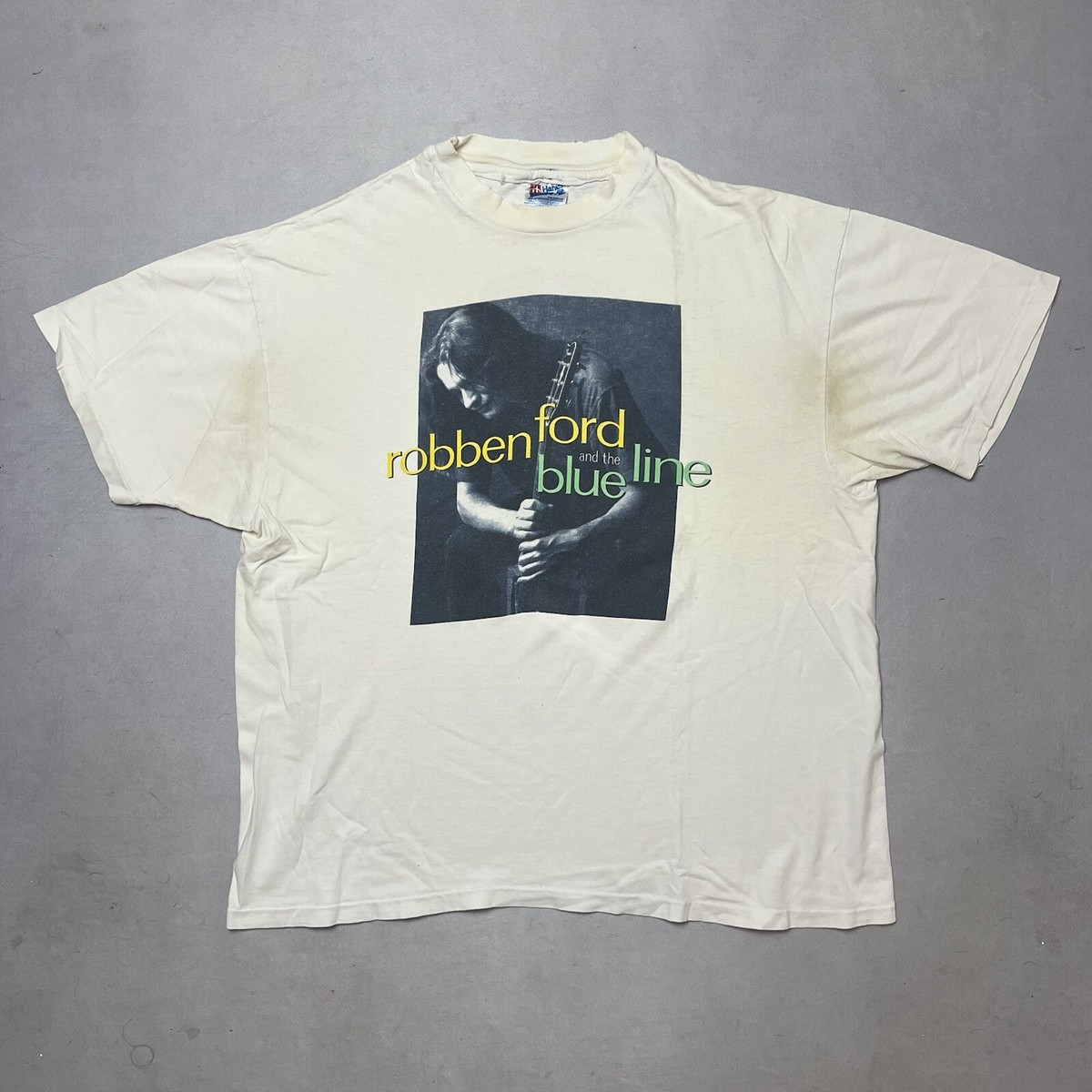 Vintage Robben Ford Blue Line Blues T Shirt XL | eBay