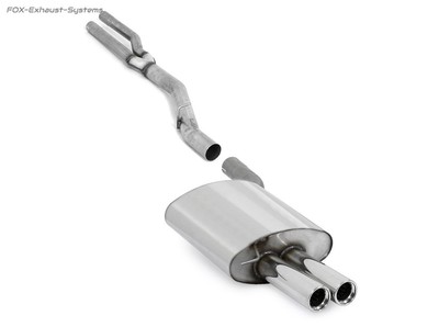 Racing System from Cat BMW 5er E60 E61 520i 523i 525i 530i 2x76mm Round
