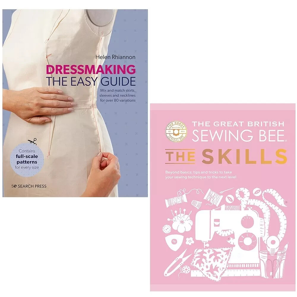 Dressmaking Helen Rhiannon, Great British Sewing Bee The Skills 2 Books Set HB