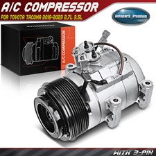 A/C Compressor with 7-Groove Pulley for Toyota Tacoma 2016 2017-2023 2.7L 3.5L