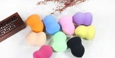 2-Pack Drop Shape Makeup Sponges   Foundation Blender Cosmetic Applicator Puff