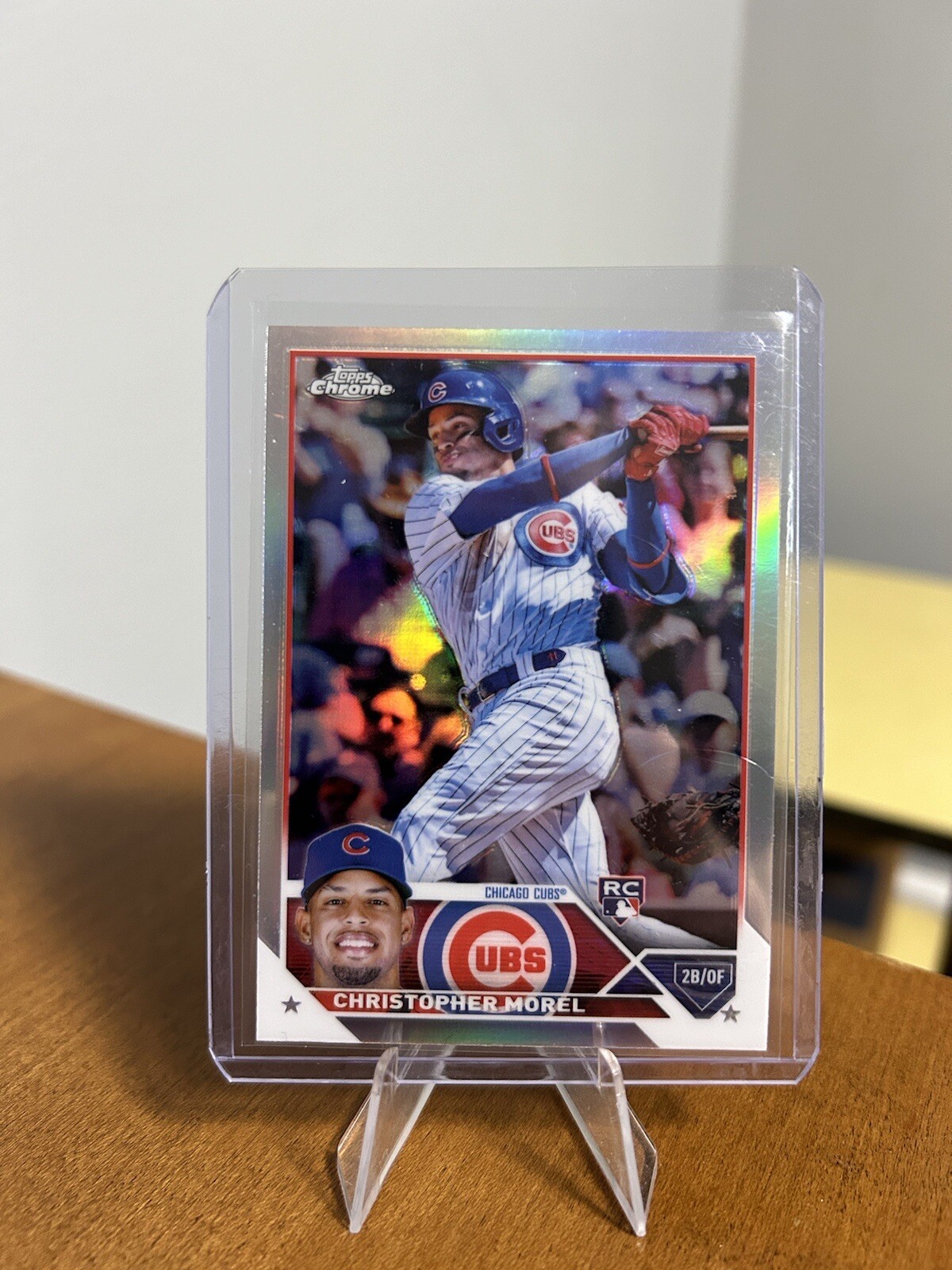 2023 Topps Chrome Refractor #198 Christopher Morel RC Rookie Chicago Cubs
