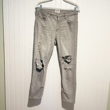 Agolde Gray Sophie High Rise Crop Skinny Jeans Size 28