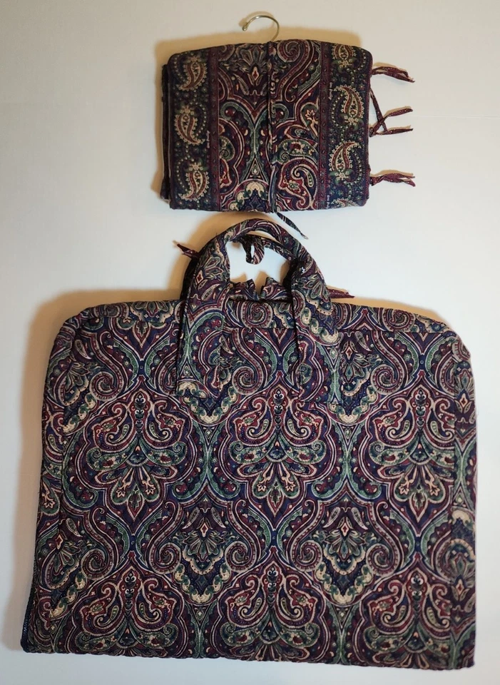 Винтажная сумка для одежды Vera Bradley снятая с производства «Медальон» + подвесная дорожная сумка-органайзер - Изображение 2 из 4