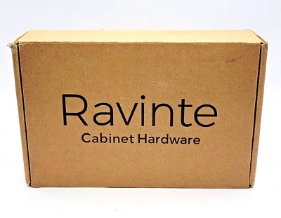 Ravinte Cabinet Hadware Matte Black 5 Inch Square handles 20+ Pack