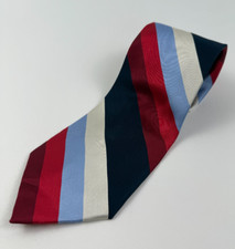 Stafford Men 100 Silk Striped Traditional Neck Tie Multicolor NWOT