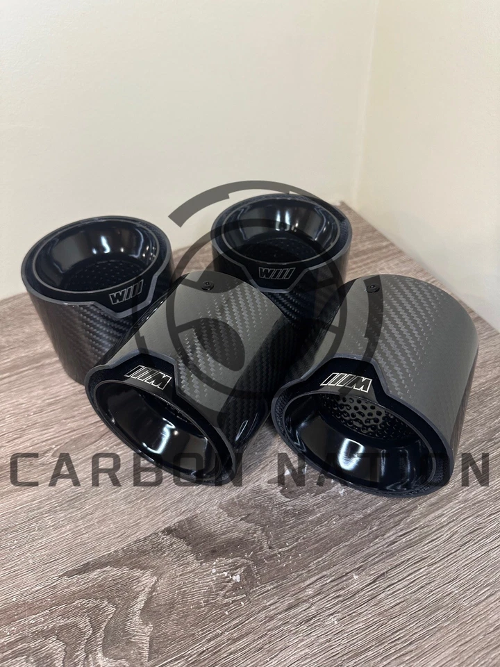DEFECTIVE For BMW G80 M3 G82 G83 M4 G87 M2 Carbon Fiber Gloss Black Exha G3D Foto 2 de 4
