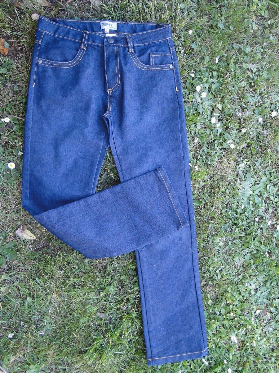 PANTALON JEAN GARCON ADO MARQUE NPO JUNIOR COM NEUF 14 ANS