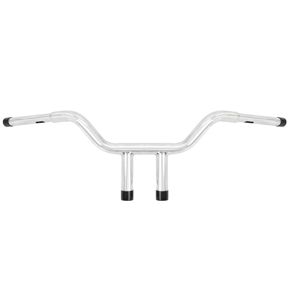 10" Rise T-Bar 1-1/4" Fat Handlebar Fit For Harley Dyna Softail Fatboy Custom - Изображение 3 из 4
