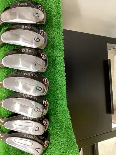 2011 PRGR egg 5~Aw 7pc original Carbon S-flex M-43 IRON SET Golf Clubs R526 - Image 2 of 4