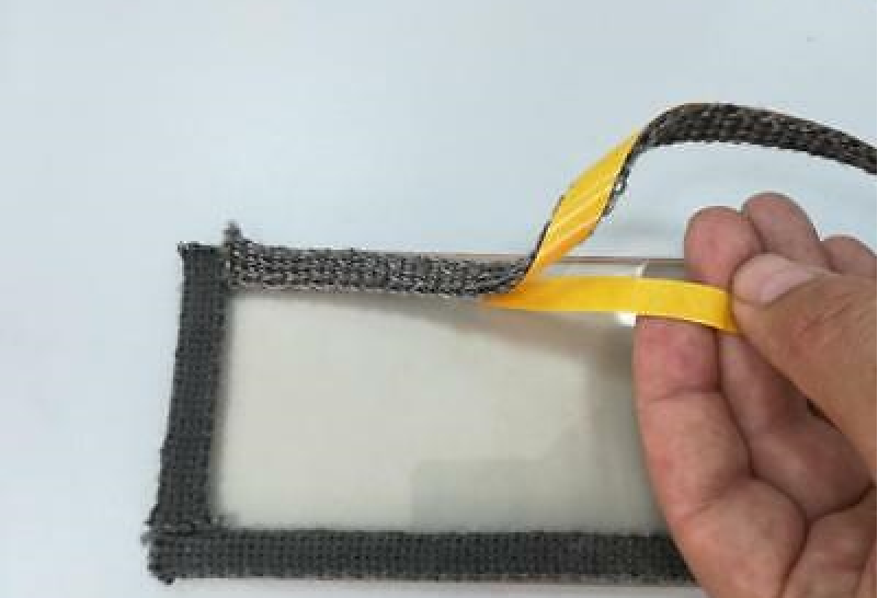 Fireplace Tape 6mm x 3mm Glass Gasket Tape Self Adhesive 1m Black eBay