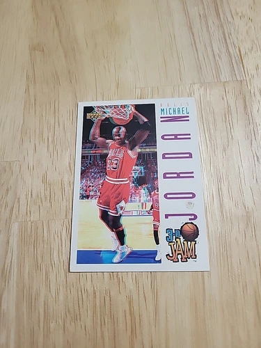 1993-94 Upper Deck MICHAEL JORDAN 3-D Jam #91 Chicago Bulls Card HOF