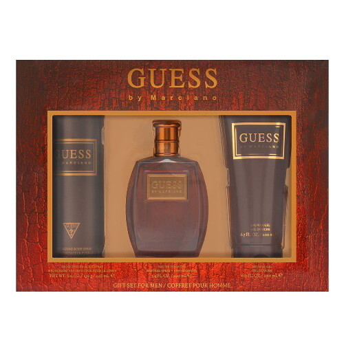 Guess Marciano 3pc Gift Set Cologne Men 3.4 + Body Spray 6 oz Shower Gel 6.7 oz - Picture 1 of 1