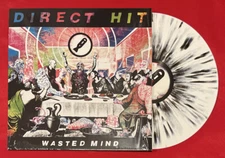 Direct Hit- Wasted Mind White w/ Black Splatter Color Vinyl /104 Fat Wreck NOFX
