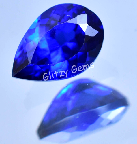 Cabochon De Tanzanite Naturelle - Forme Poire - 30,61 Carats - Certifié IGL & I - Neuf