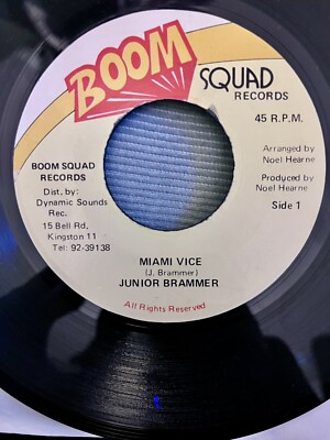 Junior Brammer (aka Trinity) - Miami Vice (7'') Reggae-Dancehall - EX