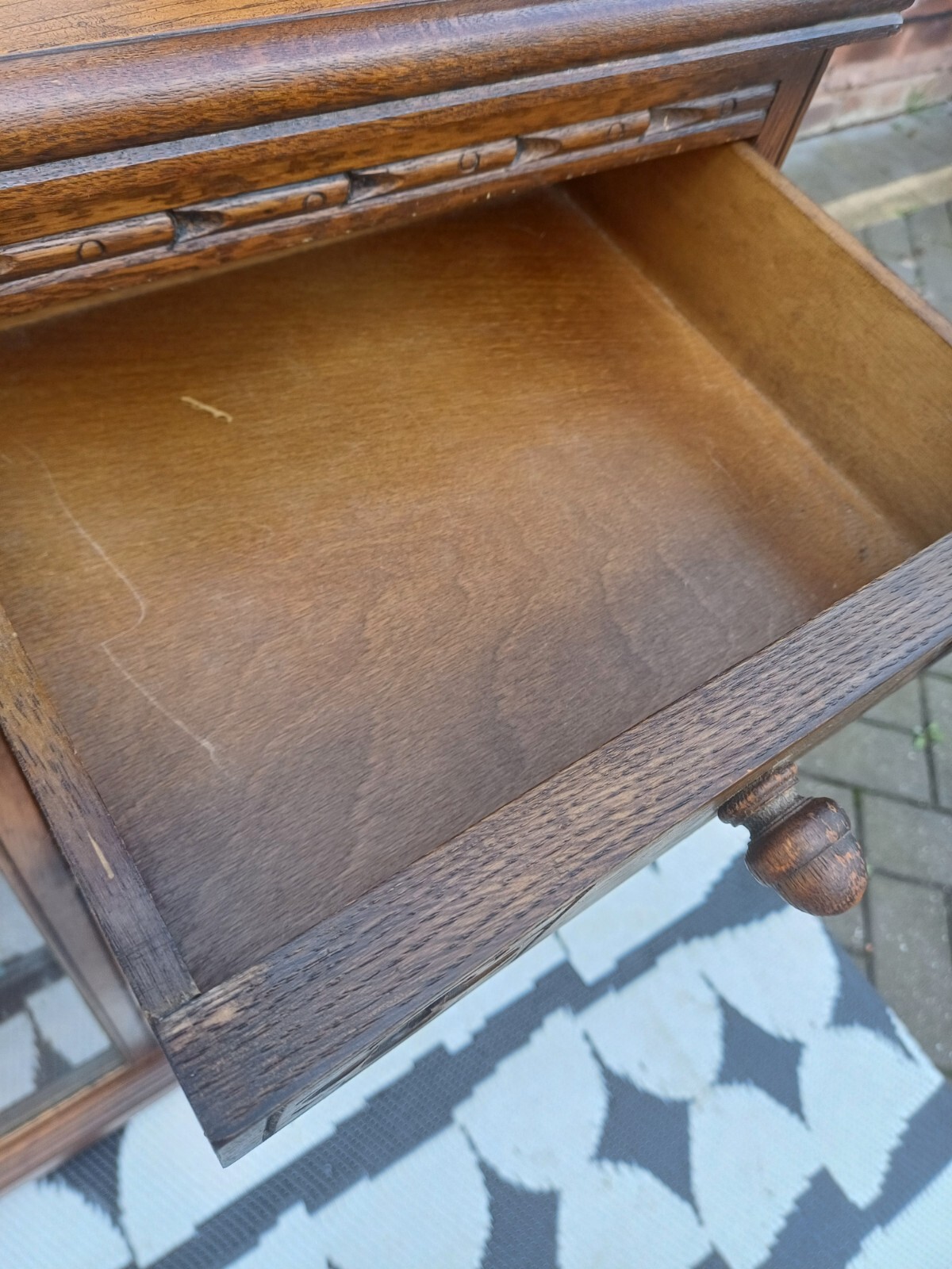 Vintage Oak Old Charm Bookcase Storage Can Deliver eBay