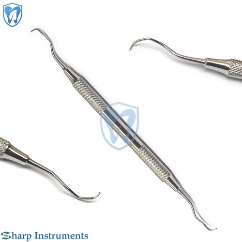 Dental Gracey 13/14 Bone Curette Surgical Stainless Steel Dentist Lab Instrument - Picture 3 of 3