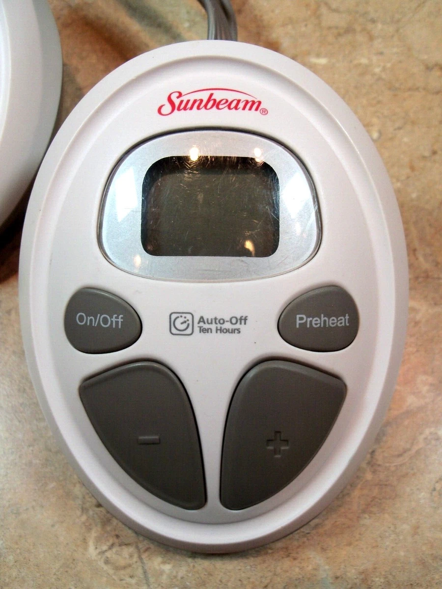 SUNBEAM DUAL CONTROL Electric Blanket Controller Style O85KQ 4-PRONG | eBay