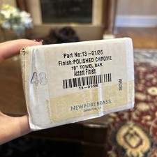 Newport Brass 18  Towel Bar Polished Chrome 13-01/26