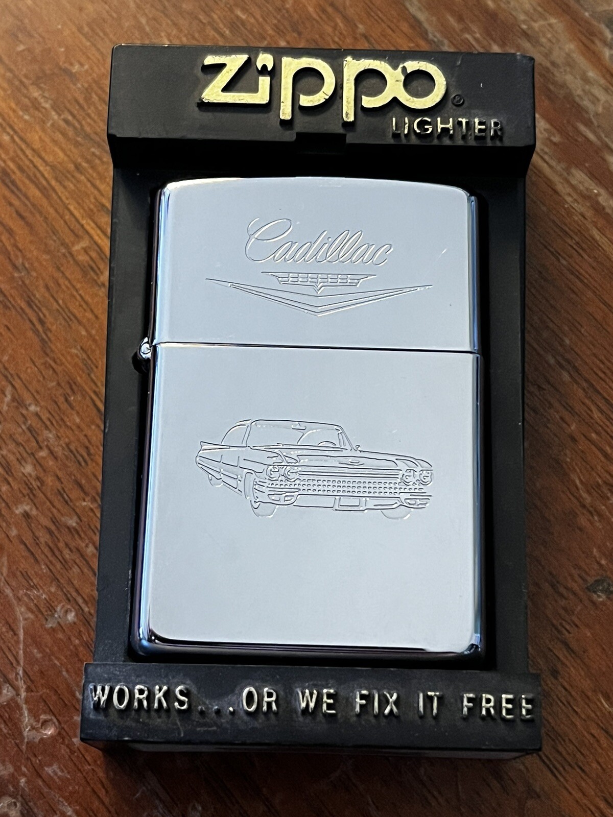 Vintage Zippo 1992 HPC Cadillac Automotive Lighter EXC IN BOX! eBay