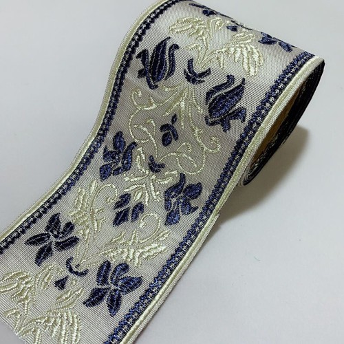 Ethnic Style Floral Embroidered Jacquard Ribbon Woven Lace Trim Sewing DIY Craft - Picture 22 of 49