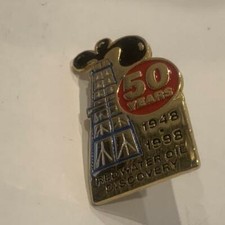 50 Years Red Water Oil Discovery 1948 1998 Lapel Hat Pin AV