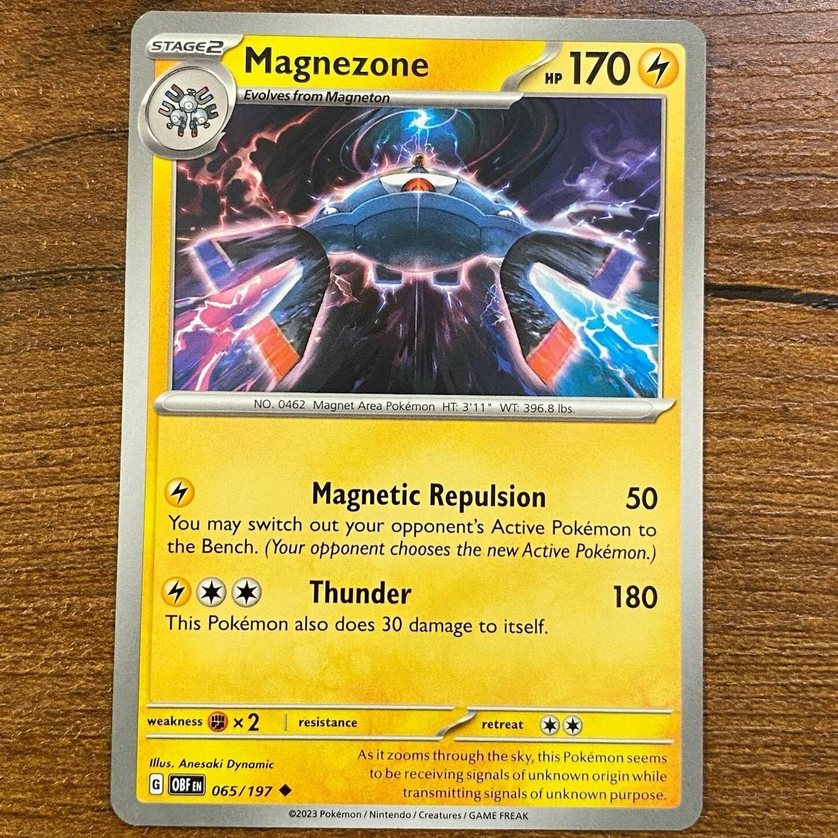 Magnezone Pokemon Card 065/197 UNCOMMON NM Near Mint Magnezone Pokemon Card 065/197 UNCOMMON NM Near Mint