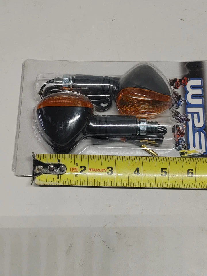 WPS 60-1379 Turn Signal Winker Light Oval 2 Wire Black - Image 3 of 3