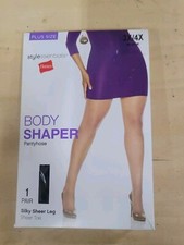Hanes 1 Pair Style Essentials Plus Size Body Shaper Pantyhose Size 3X/4X