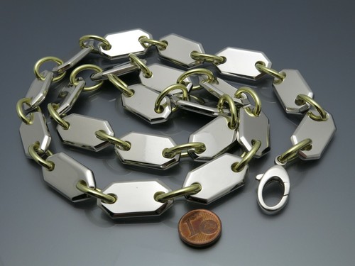 REIF-DESIGN - SCHWERE PLATTENKETTE - UNIKAT AUS EIGENER GOLDSCHMIEDE-925 SILBER - Bild 10 von 12